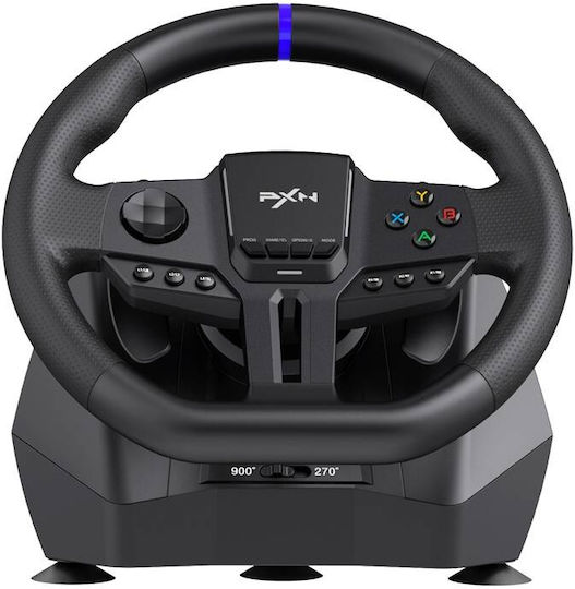 PXN PXN-V900 Gen2 Steering Wheel with Pedals for PC / PS3 / PS4 / Switch / XBOX One / Xbox Series X/S with 900° Rotation