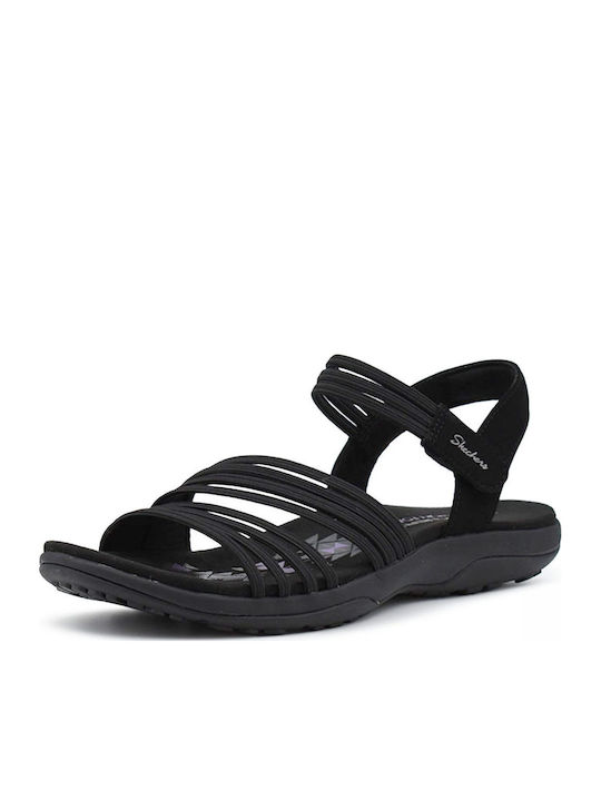 Reggae Slim Sandale Sporty de Damă Negre
