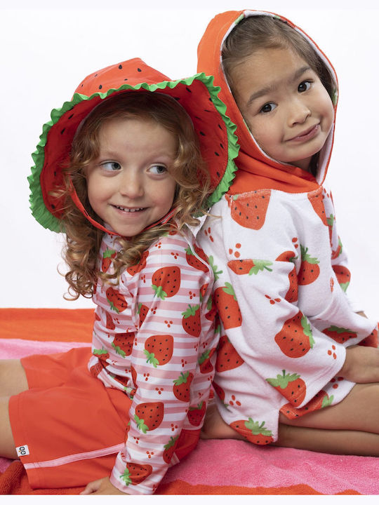 Zoocchini Детски Бански Комплект с Шапка Strawberry