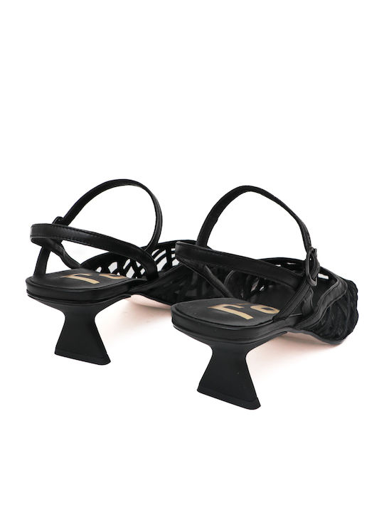 Leder Sandalen Schwarz