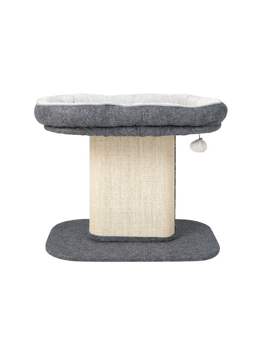 Costway Scratching Post Cat Trees Gray 2 levels 59x39.5x50cm