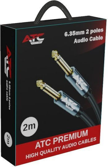 ATC Cable 6.3mm male - 6.3mm male 2m (SM7117)