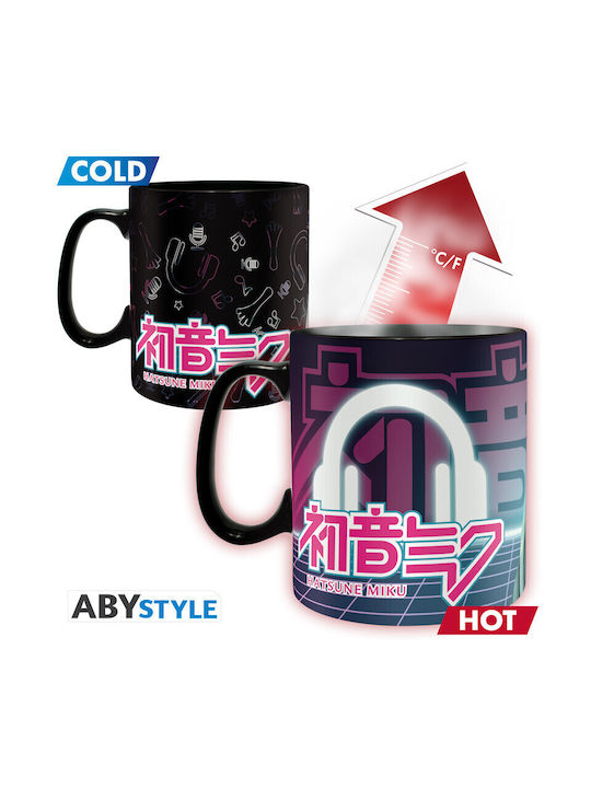 Abysse Hatsune Miku Heat Change Mug Ceramic Multicolored 460ml