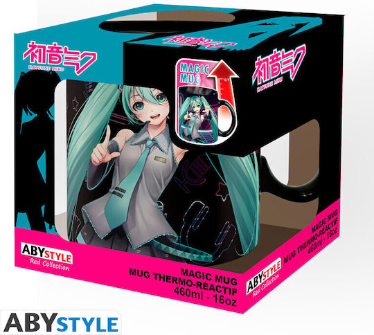 Abysse Hatsune Miku Heat Change Κούπα Κεραμική Πολύχρωμη 460ml