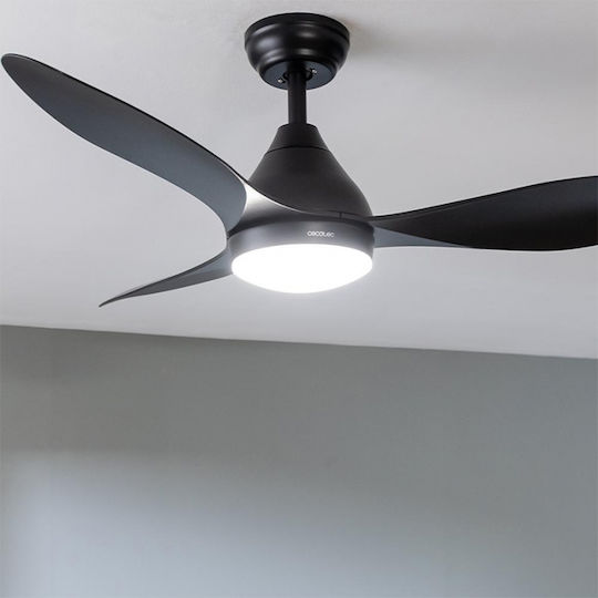 Cecotec EnergySilence Aero 5200 Ceiling Fan 122cm with Light Fixture Black