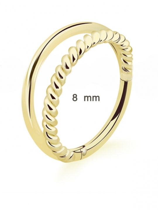 Polytimo Σκουλαρίκι 8 x 1mm