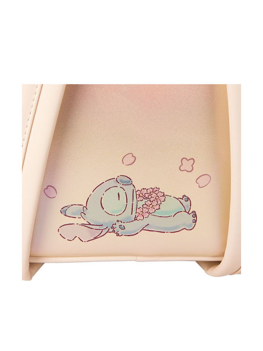 Loungefly Mini Zaino Stitch & Angel Love Geantă pentru Copii Rucsacuri Auriu 22.86bucx11.43bucx26.67buccm. Disney Stitch Mini Drăguț