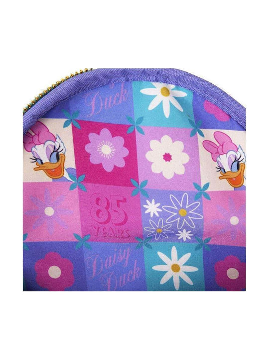 Loungefly Παιδική Τσάντα Πλάτης Μωβ 20.96x10.16x21εκ. Disney Daisy Duck & Minnie Mouse Mini Convertible