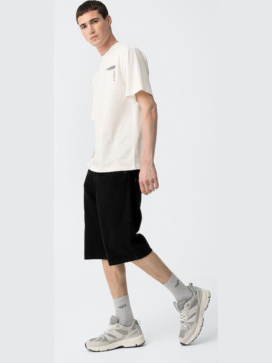 Herrenshorts Jeans Black