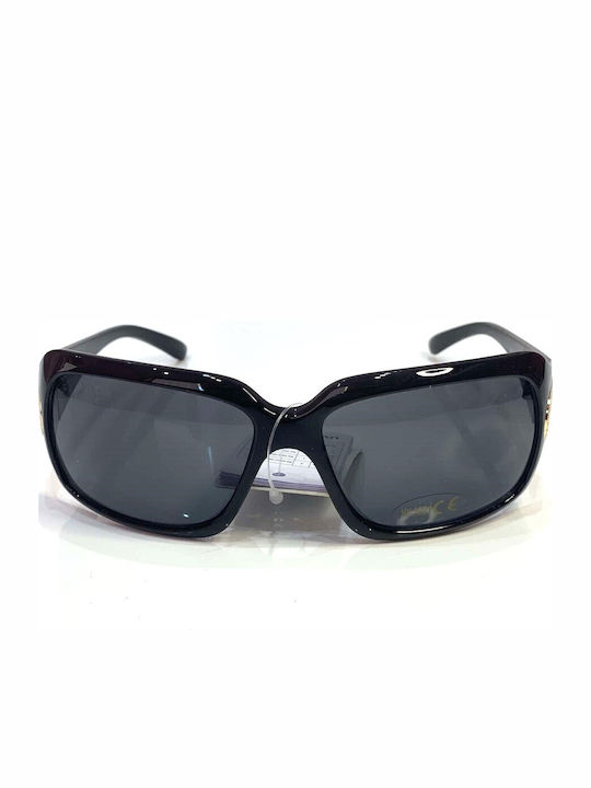 Woman's Fashion Ochelari de soare Μαύρα cu Cadru & Negru Lentilă Woman's Fashion Ochelari de soare Μαύρα cu Cadru & Negru Lentilă