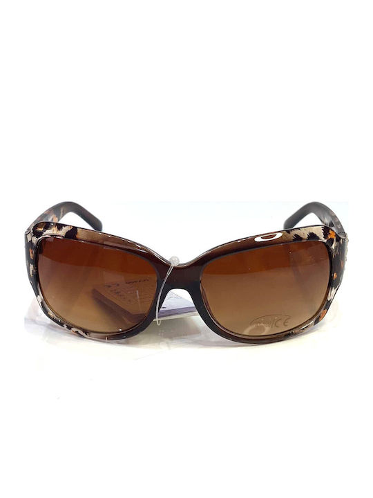 Woman's Fashion Ochelari de soare Maro cu Cadru & Maro Lentilă Woman's Fashion Ochelari de soare Maro cu Cadru & Maro Lentilă
