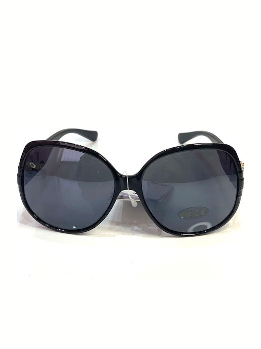 Woman's Fashion Ochelari de soare Μαύρα cu Cadru & Negru Lentilă Woman's Fashion Ochelari de soare Μαύρα cu Cadru & Negru Lentilă