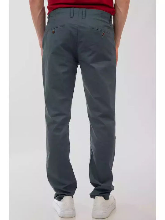 Pantaloni Chino Elastic cu Croială Normală Smalt Blue