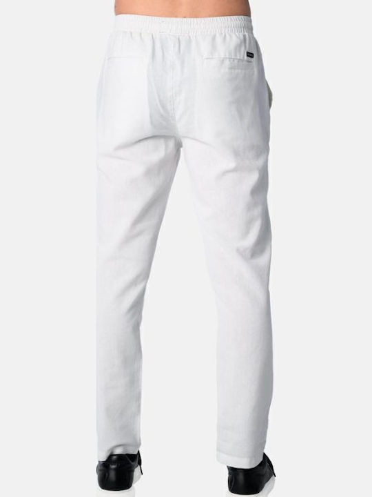 Παντελόνι σε Relaxed Εφαρμογή White