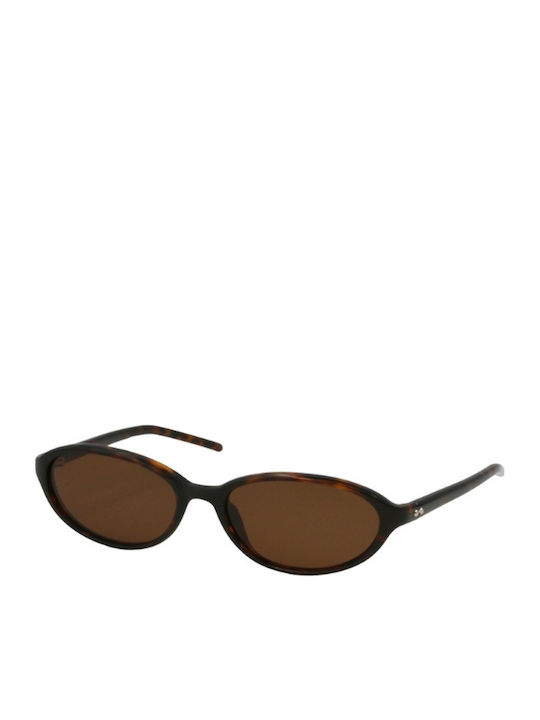Chimi Ellipse Woman Sunglasses with Brown Tartaruga Horn-Rimmed Frame and Brown Lens ELLIPSE-TORTOISE-55