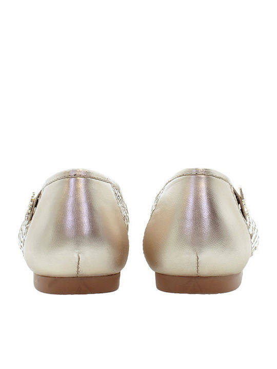 Дамски Loafers в Златист Цвят