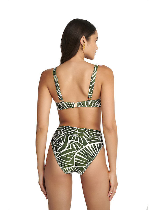 Amazon Topuri De Bikini Sutien Cupe C Verde