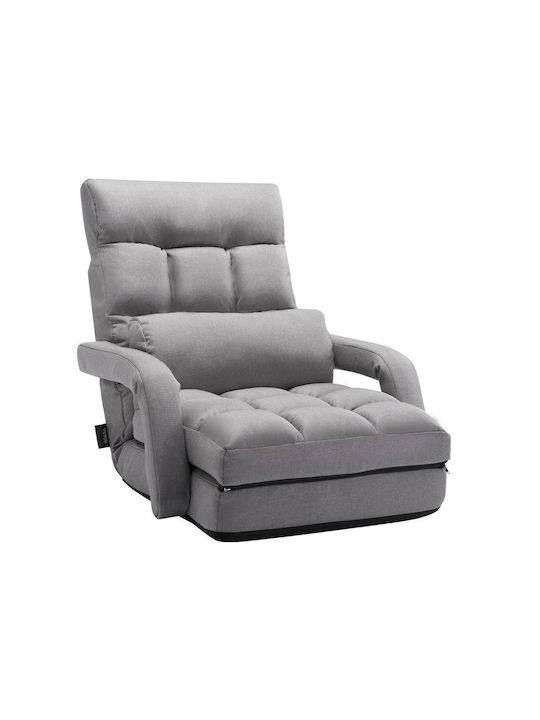 Outdoor Armchair Metallic Grey 64x63x69cm