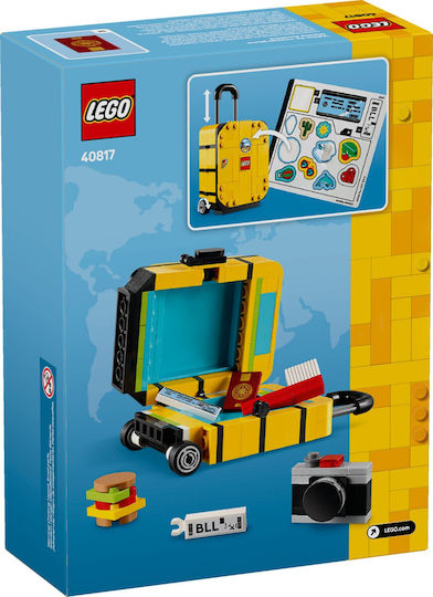 LEGO Yellow Building Blocks Travel Suitcase For 7+ Years 184 Pieces