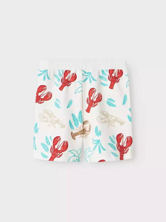 Name It Șort/Salopetă Copii din Material Textil Alb