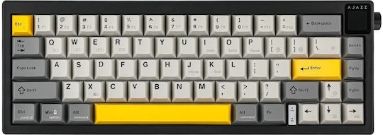 Ajazz AK820 Max Gaming Mechanical Keyboard 75% with Flying Fish switches and RGB lighting (English US) Gray