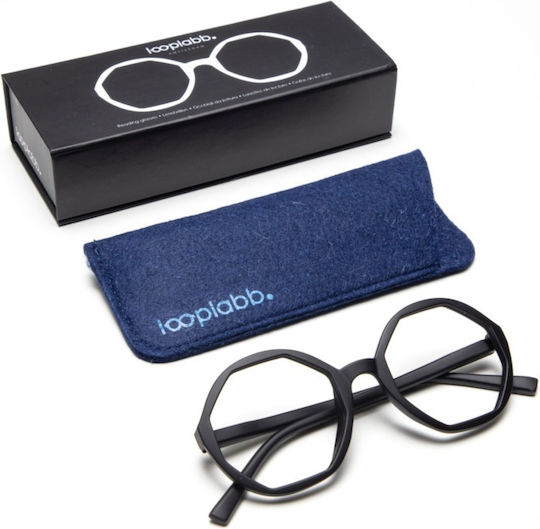 Looplabb Ochelari de citit +1.50 în culoarea Negru