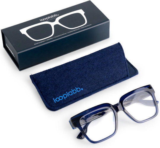 Looplabb Reading Glasses +1.00 in Blue color