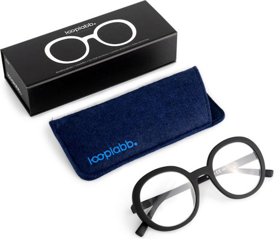Looplabb Ochelari de citit +2.50 în culoarea Negru