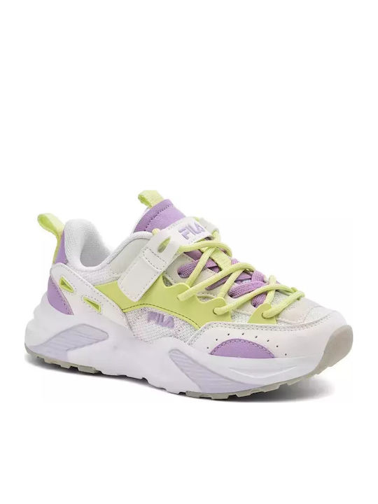 Memory Lace Twist V Kids Sports Shoes Running with Hoop & Loop Closure Multicolour