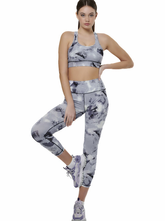 Body Action Women's Sports Bra without Padding Gray