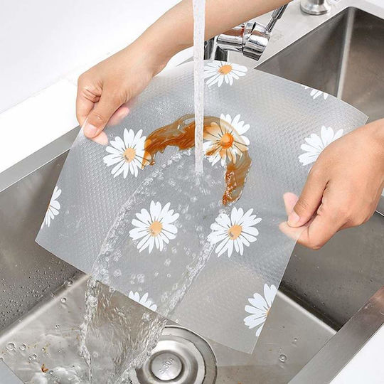 Siks Protective Film Drawers Shelves Waterproof Non-slip Anti-skid 45 X 300 Cm Transparent