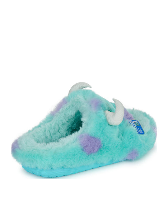 Monsters Sulley Зимни Дамски Пантофи Зелени