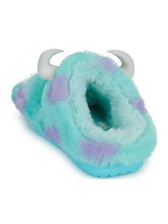 Monsters Sulley Зимни Дамски Пантофи Зелени