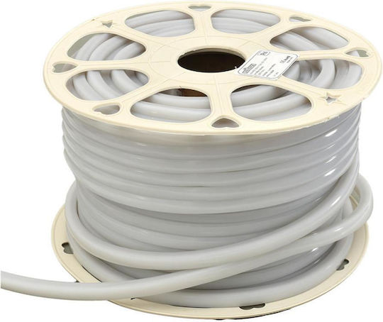 Universe Rezistent la apă Bandă LED 220V Alb Cald Lumină 1m Neon Flex