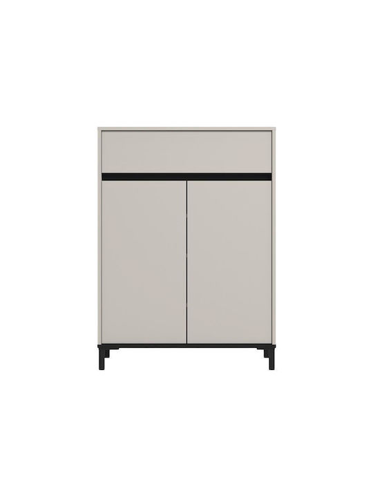 Holz Schuhschrank Flannan 2k1f2v 80x40x110cm