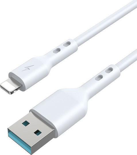 BWOO USB-A to Lightning Cable Λευκό 2m