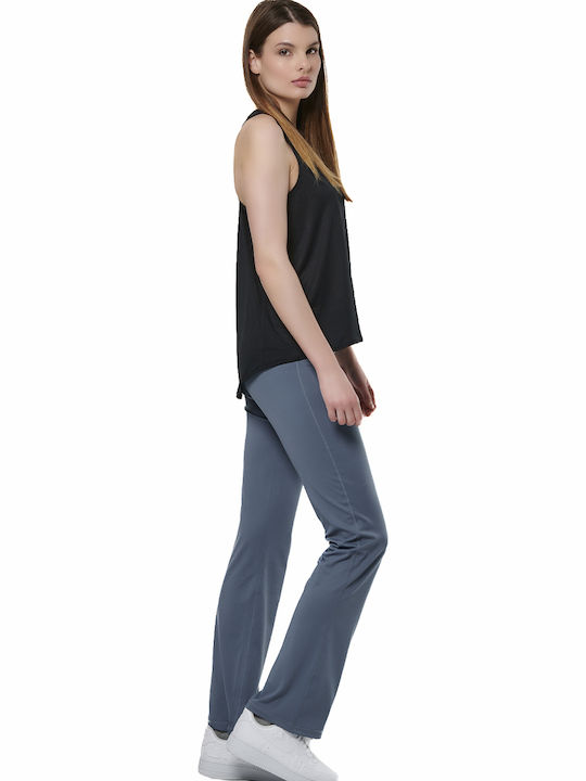 Damen Leggings Hohe Taille Blau