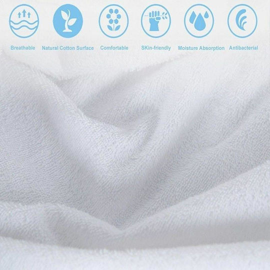 Pearl Home & Baby Προστατευτικό Επίστρωμα Μονό Αδιάβροχο 90x200+35εκ.