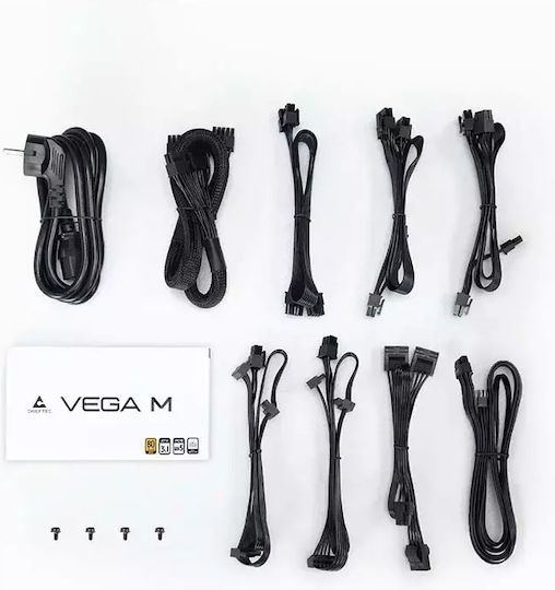 Chieftec VEGA Μ 850W Μαύρο Τροφοδοτικό Υπολογιστή Full Modular 80 Plus Gold