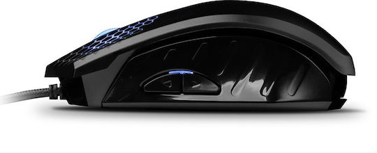 Liocat MX 757 C RGB Gaming Ποντίκι 4000 DPI Μαύρο