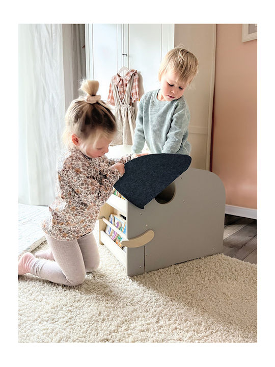 2-in-1 Bookshelf Seat with Wheels "The Elephant"