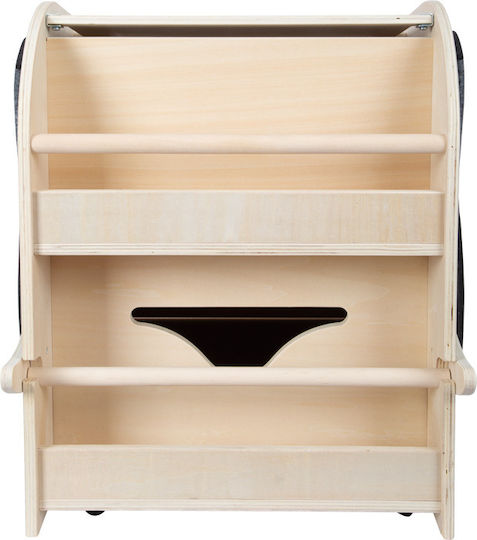 2-in-1 Bücherregal-Sitz mit Rädern "Der Elefant"