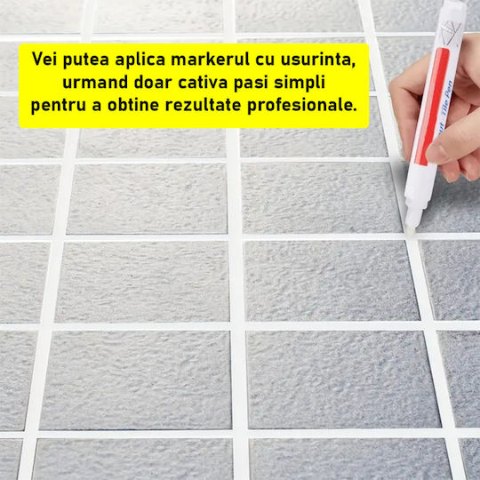 White Drawing Marker Thin