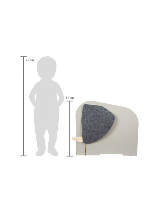 2-in-1 Bookshelf Seat with Wheels "The Elephant"