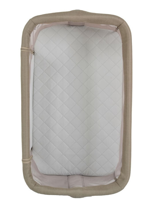 Cangaroo Cradle Aura with Side Opening and Wheels Beige