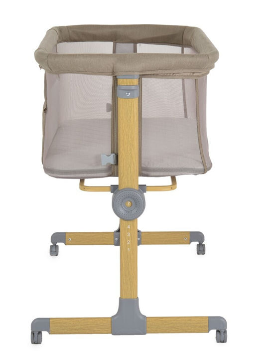 Cangaroo Cradle Aura with Side Opening and Wheels Beige