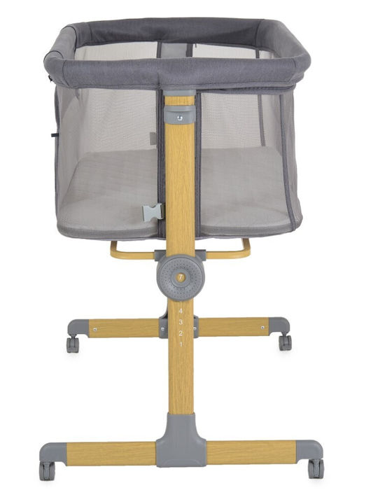 Cangaroo Cradle Aura with Side Opening and Wheels Gray