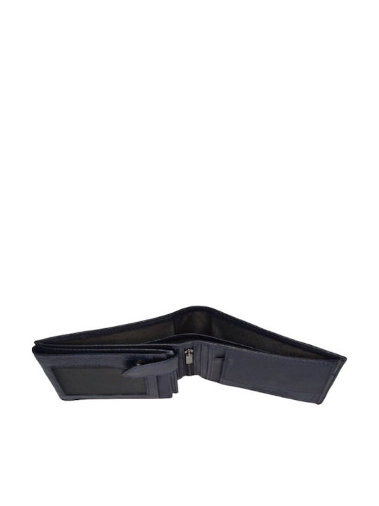 Gp & Max Leather Men's Wallet Classic Blue