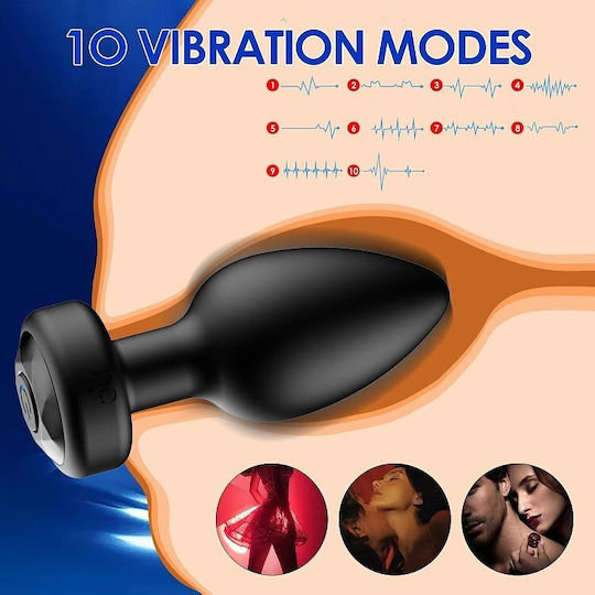Smd Vibra Plug Set 3pcs Remote Controlled Butt Plug Vibrator Anal Plug  Vibration Remote Control + 2 Plugs Black | Skroutz.mt