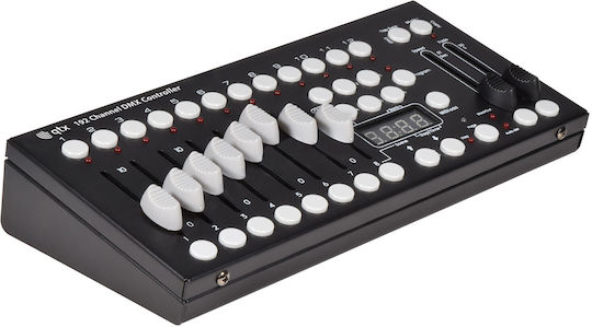QTX Sound DMX Controller Lichtkonsole mit 192 Steuerkanälen / 12 XLR-Eingänge 5015972226414